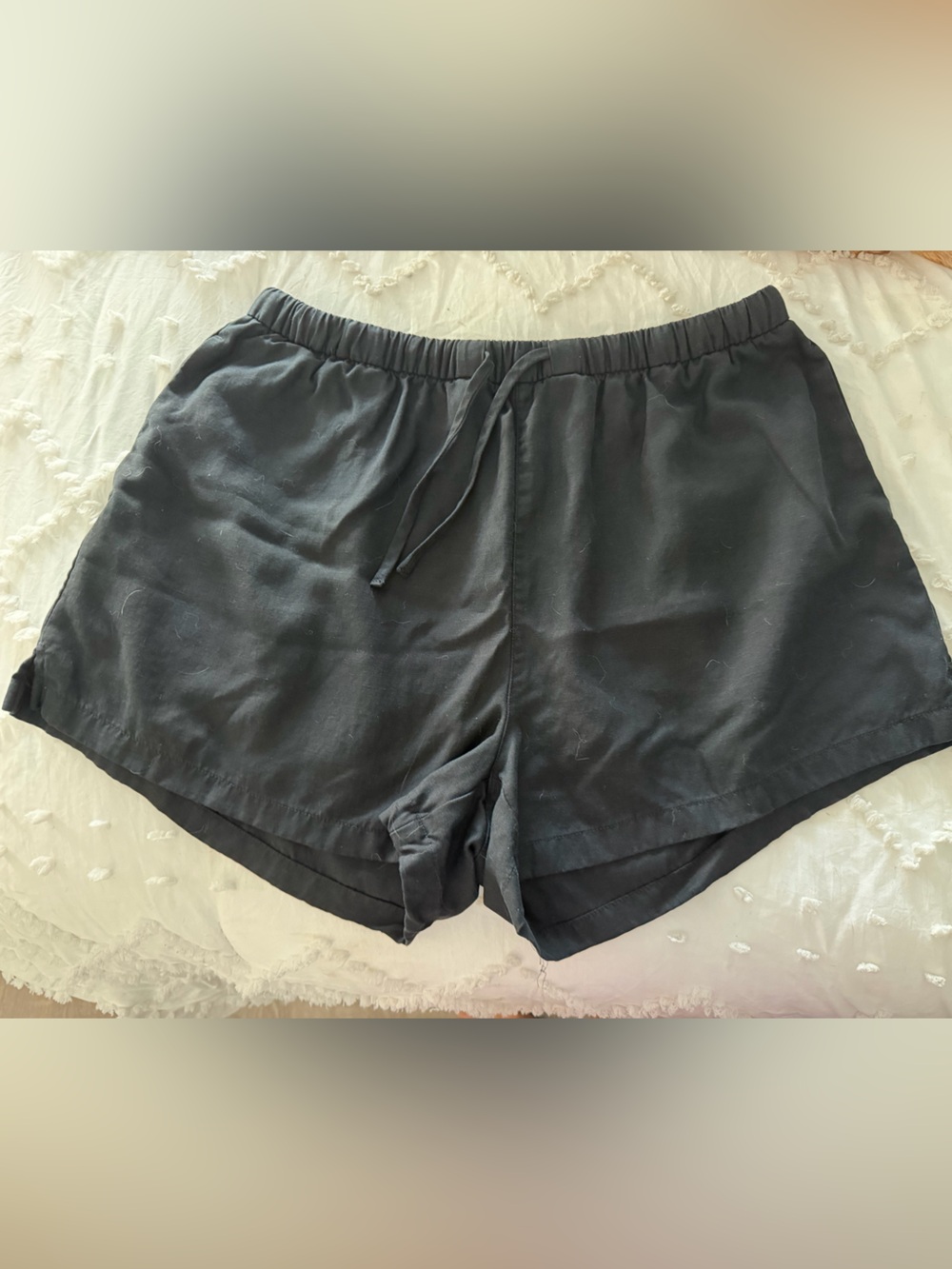 Vuori Black Athletic Drawstring Shorts